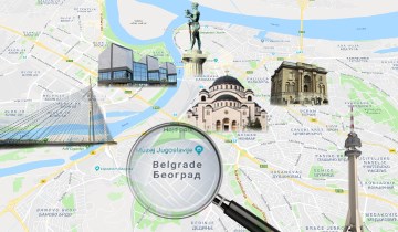 Belgrade map