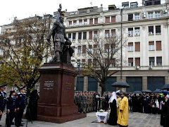 Tsar Nicholas II Romanov of Russia monument